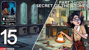 Find Joe - Secret of the Stones ROBO LAB Part 2 New Lands Walkthrough (Android / IOS)