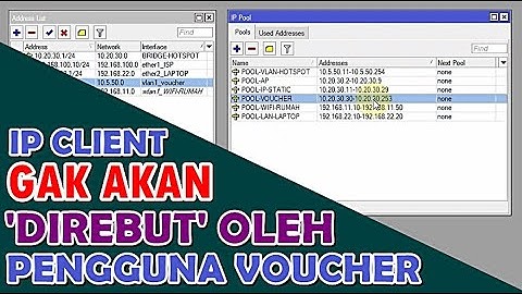 Create a special IP POOL for AP, Static IP (Binding), Hotspot Voucher to avoid fighting over IP a...