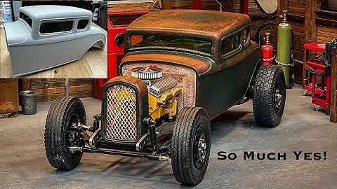 Building My Dream 5 Window RC Hot Rod- From Raw Print to Full Paint & Real Rust Patina (Part 1)
