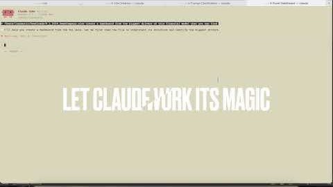 CFO Builds Dashboard in 30 Seconds With Claude AI