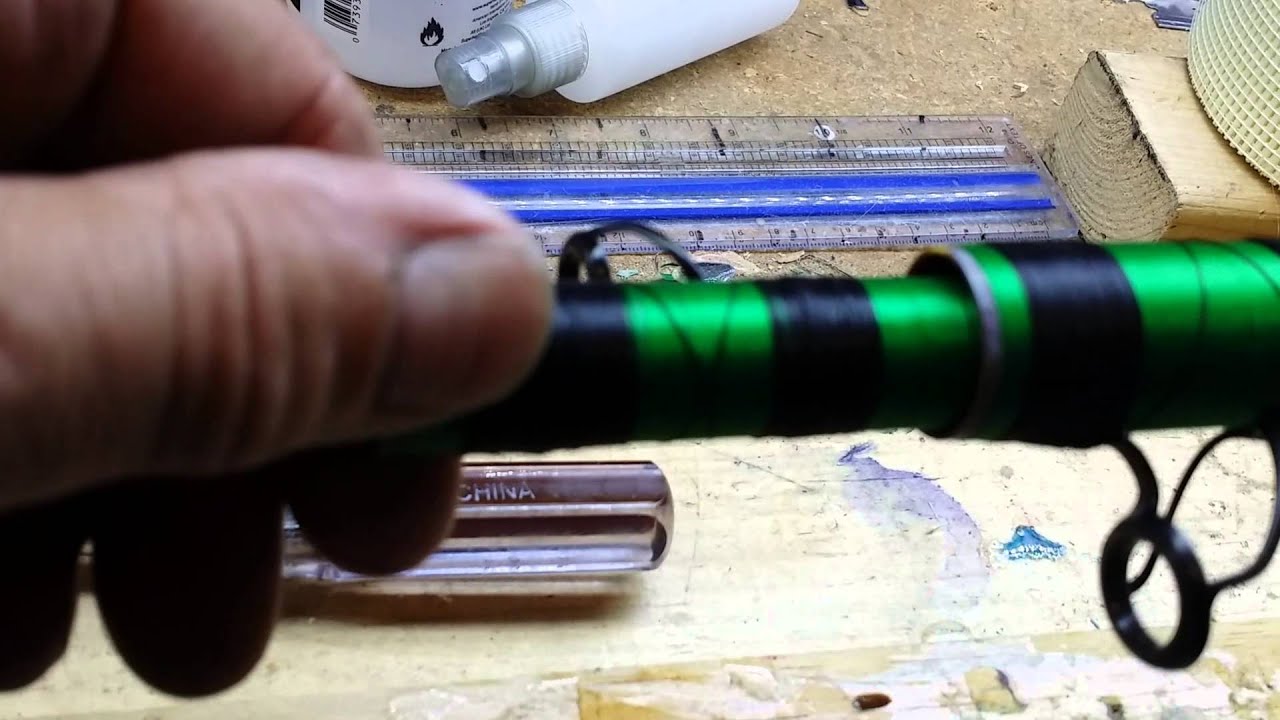 how to repair a telescopic fishing rod YouTube