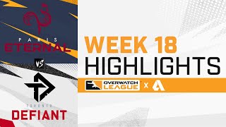 Paris Eternal VS Toronto Defiant - Overwatch League 2021 Highlights | Week 18 Day 1