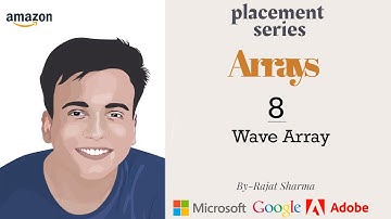 Wave Array||Arrays||8|| Interview bit