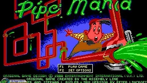 Pipe Mania (1989, MS-DOS) - 23 Levels; 238,950 [480p]