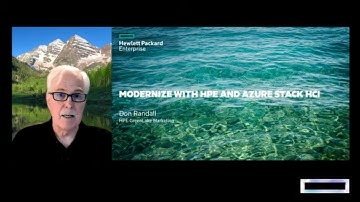 Modernize with HPE and Azure Stack HCI | OD441