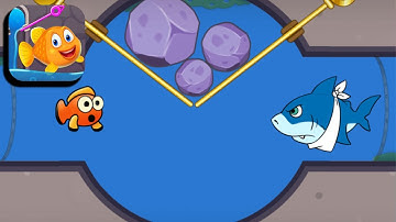 Save the fish game pull the pin Part 1 fishdom gameplay Android and iOS