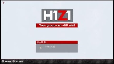 Falling through the H1Z1 map