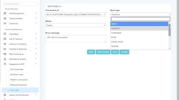 Sync Logs Module | Advertising Management System Saas | www.ownitweb.com