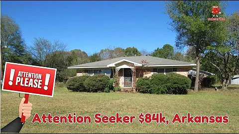 3 Acres w/$84k House 🏡 seeks Love & Attention, Arkansas