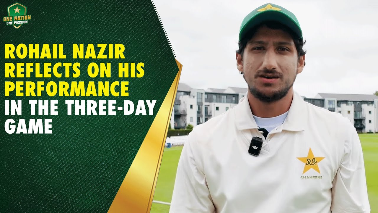 Pakistan Rohail Centurion for Pakistan Shaheens, Rohail Nazir reflects on his ...