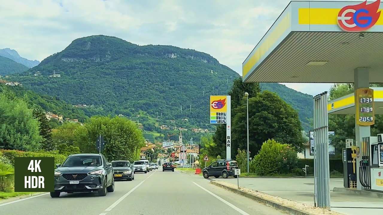 Italian Alps Road Trip: Dongo to Morbegno with Classical Music (4K)