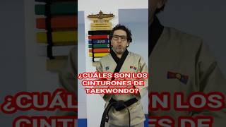 TAEKWONDO BELT COLORS 🥋🇰🇷