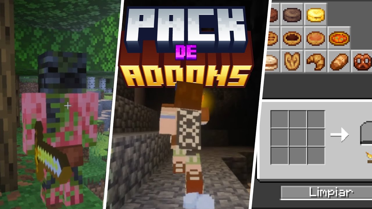 MEJORA MINECRAFT CON ESTE PACK DE ADDONS PARA BEDROCK 1.21.101 | ADDONS ...