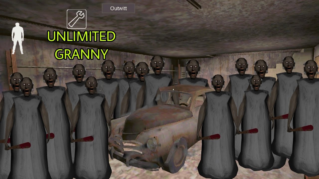 GRANNY CHAPTA 1 👻 UNLIMITED GRANNY 😱 IN HORR HOUSE FULL GAMEPLAY VIDEO ...