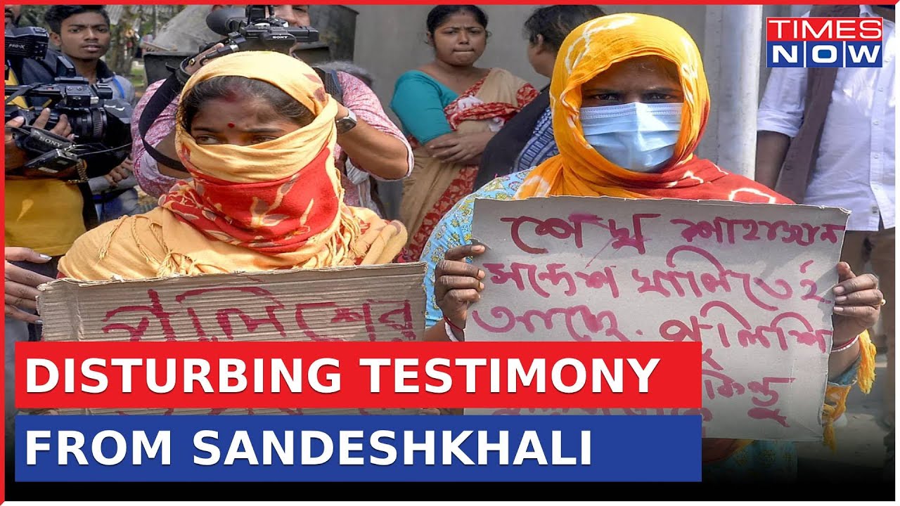 Sandeshkhali Horror : Women Dragged To TMC Office,Claims They Endure A Decade of Sexual harassment.