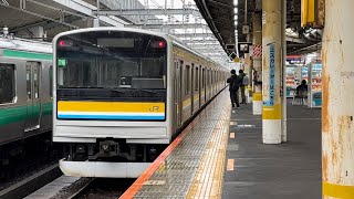 （205系1100番台ﾅﾊT12編成＋ﾅﾊT16編成KY廃車回送）国鉄EF81形141号機＋国鉄205系1100番台ﾅﾊT12編成＋ﾅﾊT16編成が赤羽駅6番線を通過する動画（2024.3.26）