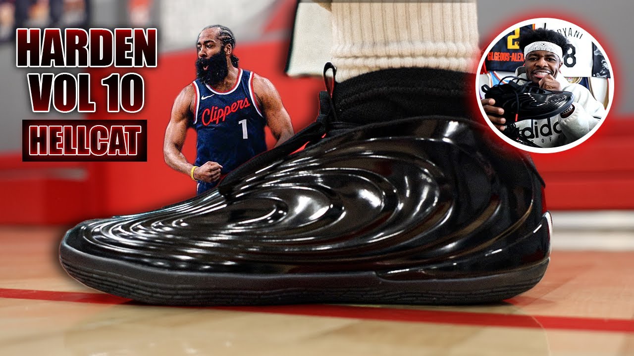adidas Black Harden Volume 10  hellcats Basketball Shoe size 12.5 only worn once The Beard debuted his “Hellcat” adidas Harden Vol. 10 with  main image 2