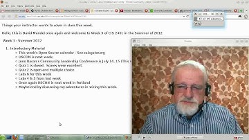 CIS240L Week03 part1 Summer 2012 ver1