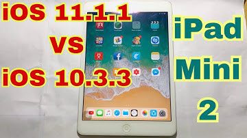 iOS 11.1.1 vs iOS 10.3.3 Speed test on iPad mini 2 | Geekbench test