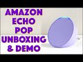 Amazon Echo POP Smart Speaker with Alexa -- UNBOXING, DEMO &amp; REVIEW
