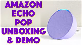 Amazon Echo POP Smart Speaker with Alexa -- UNBOXING, DEMO & REVIEW Wealth