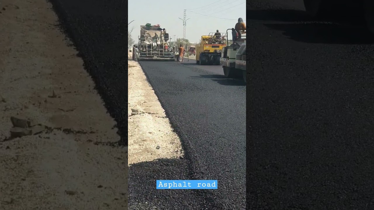 asphalting road 