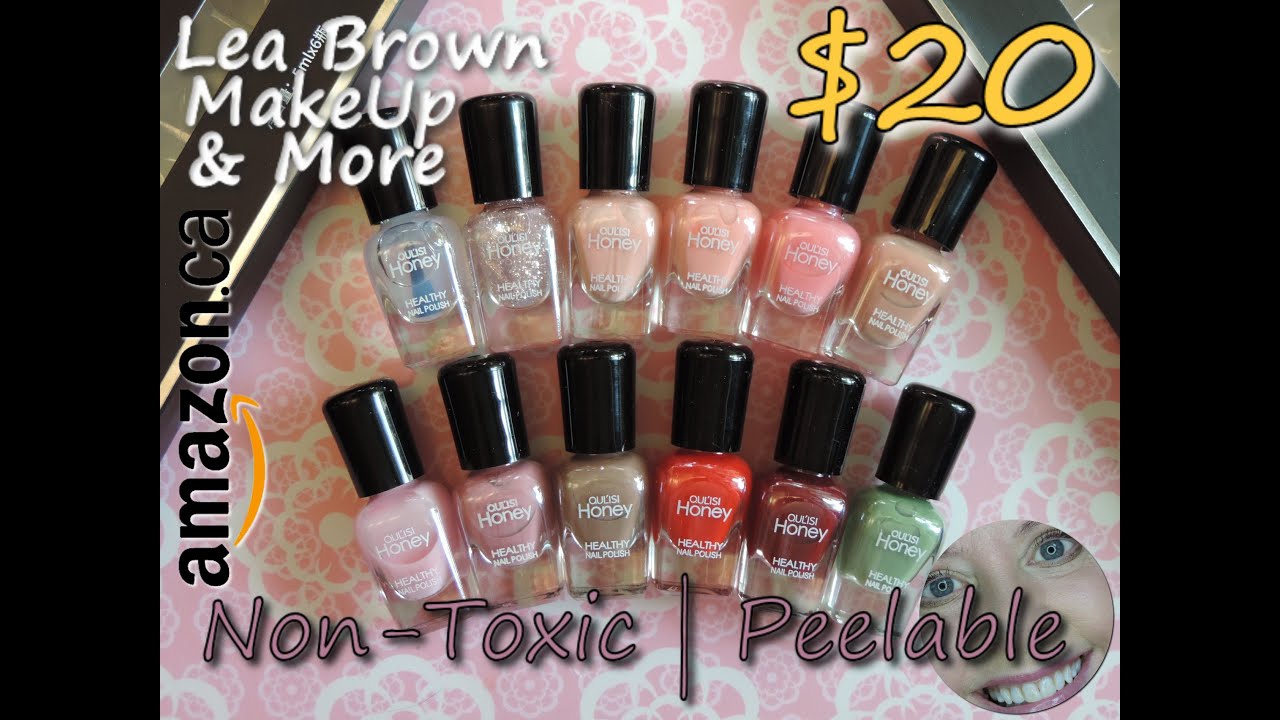 Honey Nail Polish Reveal Water Based, Peelable & Toxin Free Polish