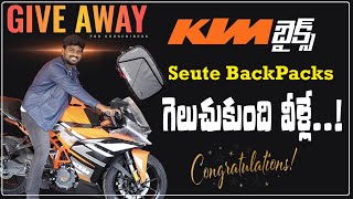  LIVE : 2 KTM RC 200 Bikes & Seute BackPacks Winners Announcement | BSY | Bayya Sunny Yadav