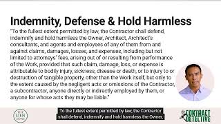 Indemnity Defense and Hold Harmless by The Lien Zone 1,167 views 1 year ago 4 minutes, 27 seconds