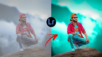 Aqua and black effect Lightroom photo editing tutorial in mobile|| Preset download free||