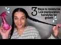 Do this to grow long natural hair with low manipulation/ protective hair styles | 3 tips