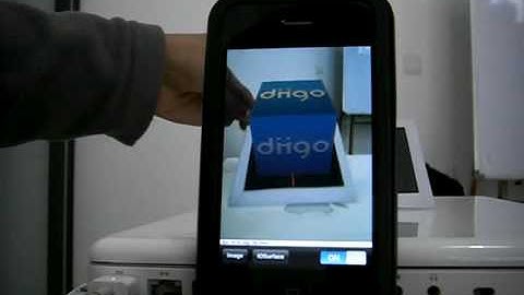 AR marker tracking Demo on iPhone 3GS