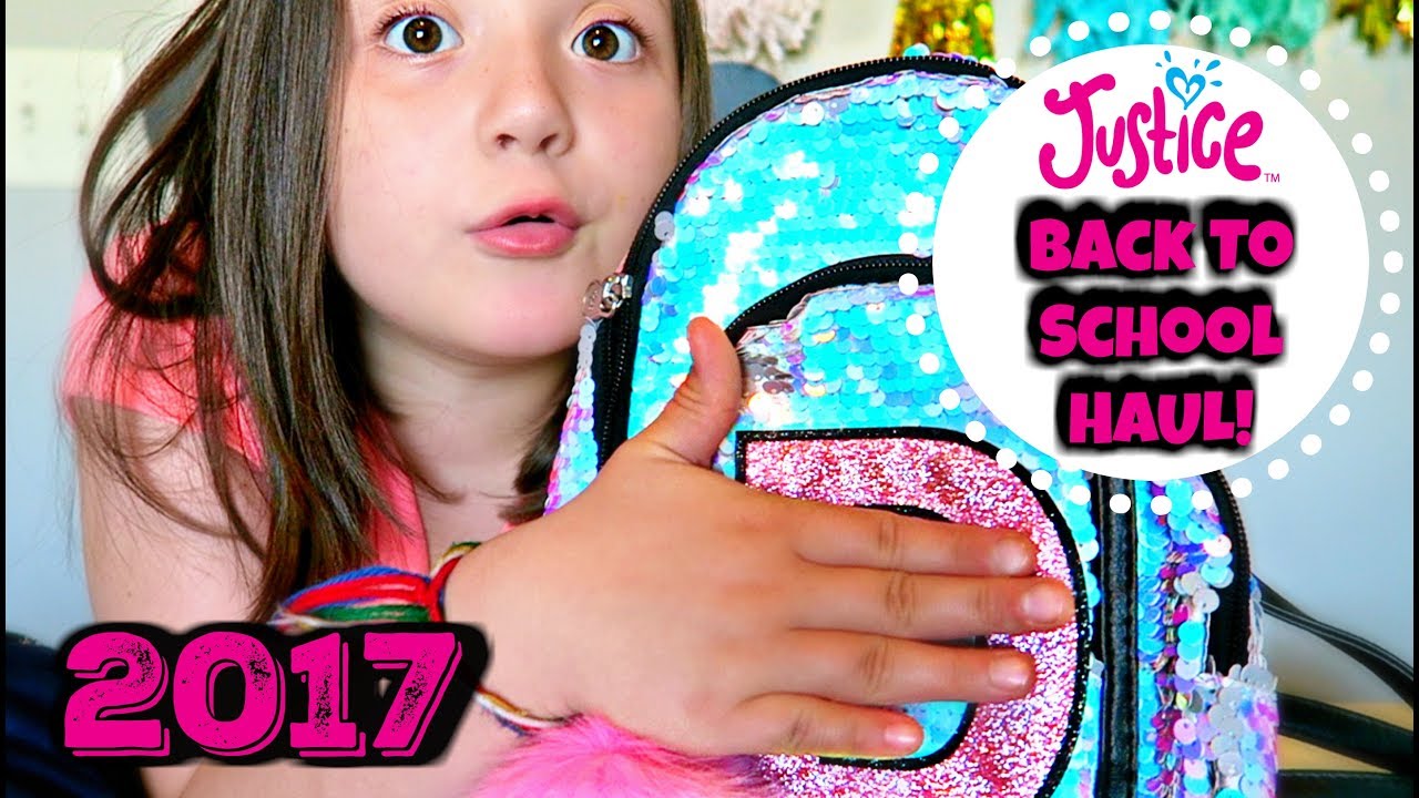 Back To School Justice 2017 Haul! Mini Sparkle BackpackHuge Sale