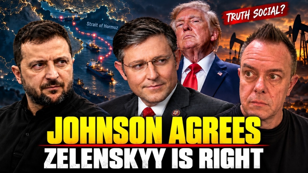 ⁣Mike Johnson AGREES With Zelenskyy on HORMUZ—An Awkward Twist for Trump