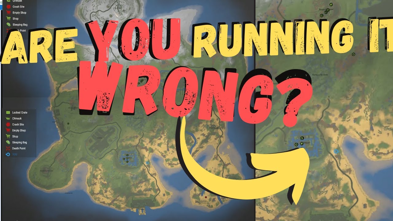 Are You Running The Map Wrong Rust Console Xbox And Playstation Youtube