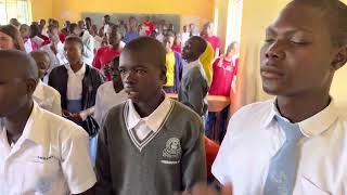 Omuto Emmaus High School Chapel in Uganda Worship “Holy Spirit Come” and “You are Yahweh”