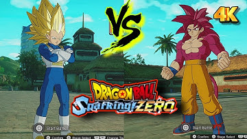 [New DLC] Goku (SSJ4) VS Vegeta (SSJ3) | Dragon Ball Sparking Zero [ 4K 60FPS ]