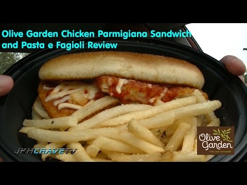 Olive Garden Chicken Parmigiana and Pasta e Fagioli Review