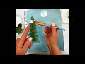 EASY How-To Paint Pine Trees with acrylic paint