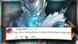 He waited 106 Days for me to use this skin... | GAMEPLAY