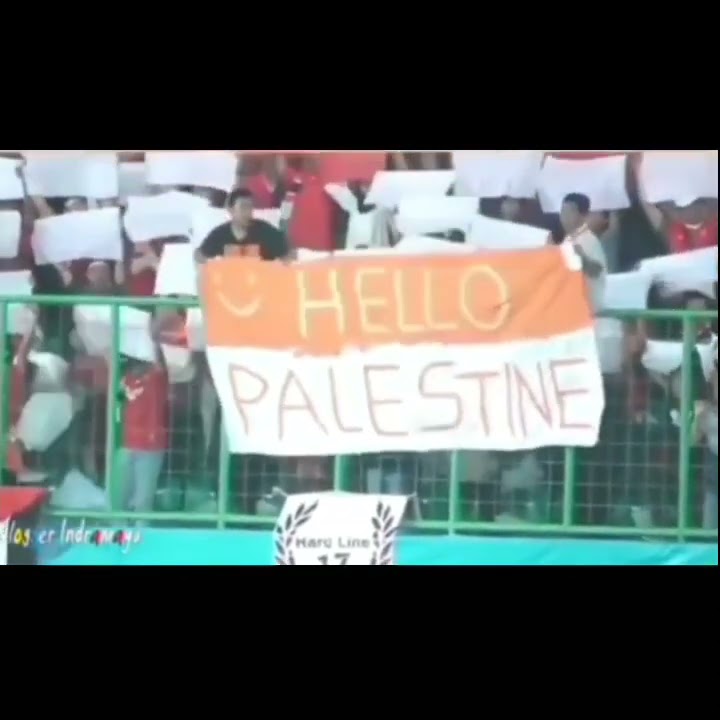 momen pertandingan Indonesia vs Palestina, Indonesia rumah kedua bagi palestina