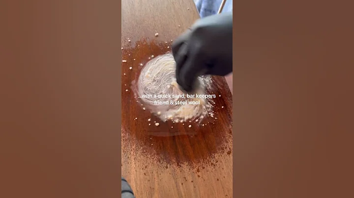 Three Secrets Everyone Should Know! Easy Wood Furniture Repair Restoration Tricks for Veneer #diy