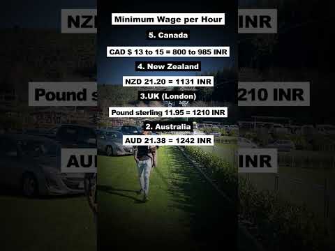 Minimum wages | Canada ?? | UK ?? | New Zealand ?? | Australia ?? | USA ?? | New Zealand Vlogs