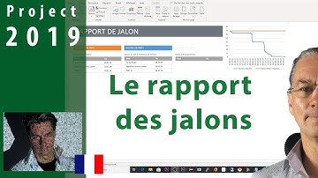 # 6.3 MS Project 2019 ● Le rapport des jalons ● Simple