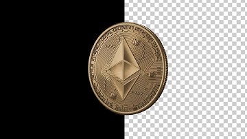 Ethereum Coin Spinning  Motion Graphics