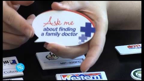 Custom Shape Name Badges