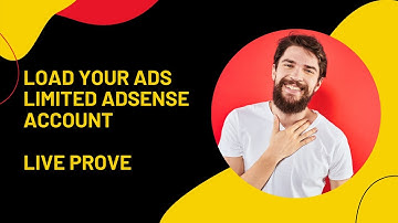 Load your ads limited AdSense account | New Method