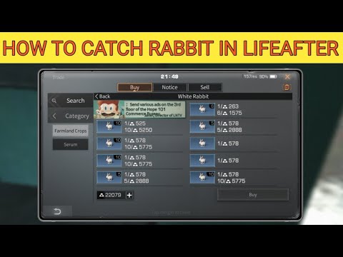 HOW TO CATCH RABBIT IN LIFEAFTER GAME IN HINDI || LIFEAFTER ||