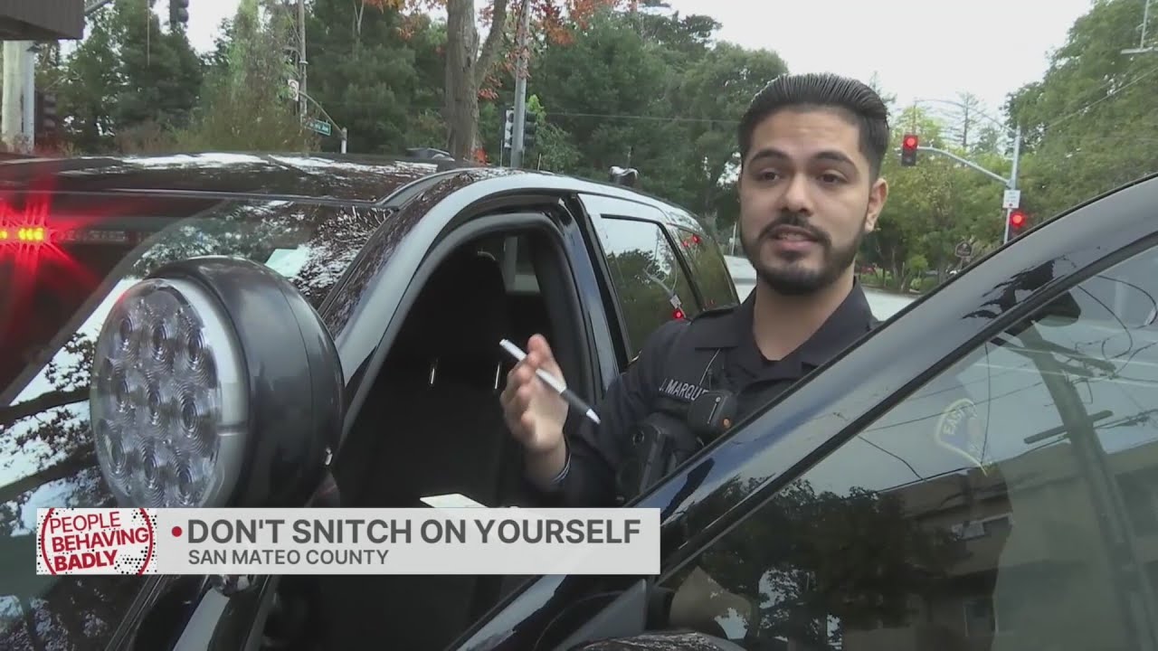 People Behaving Badly: Don't snitch on yourself