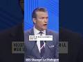 Hegseth: We need less Shangri-La, more ships